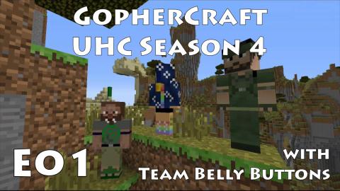 GopherCraft UHC - Team Belly Buttons - Season 4 Episode 1
