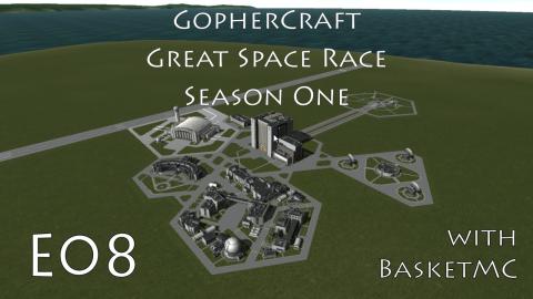 GopherCraft Great Space Race - Kerbal Space Program - Season 1 Episode 8
