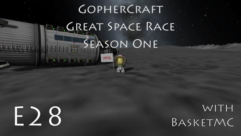 GopherCraft Great Space Race - Kerbal Space Program - Season 1 Episode 28
