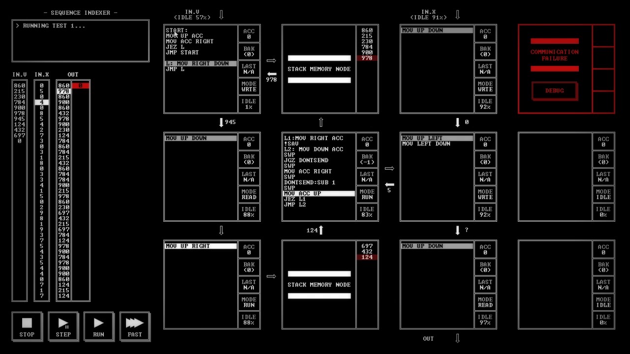 Sequence Indexer Part 2 - Programming Puzzles - TIS-100 - Ep 16