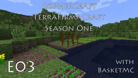 Farmer Basket - GopherCraft TerraFirmaCraft - Ep 3